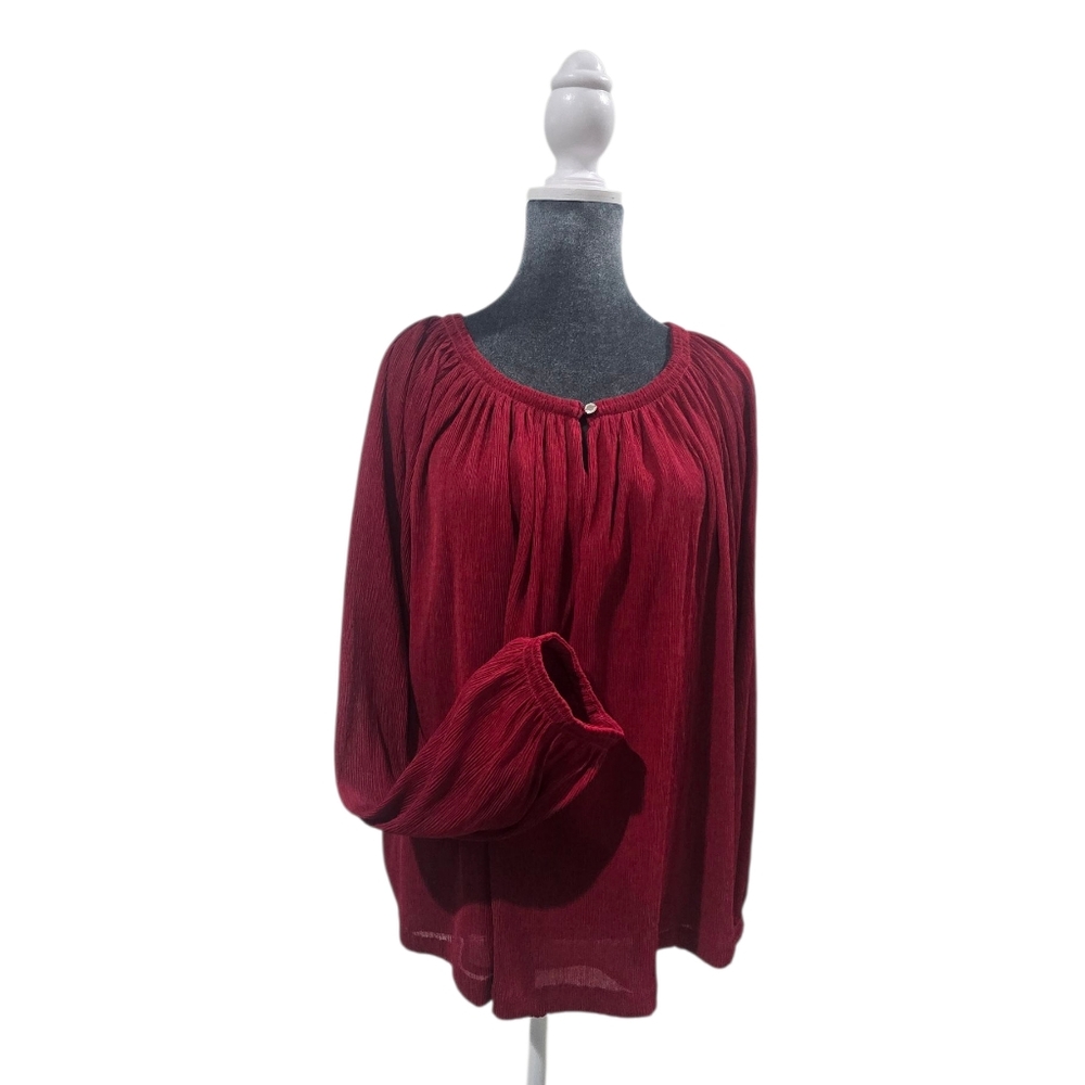 Calvin Klein Burgundy Blouse
